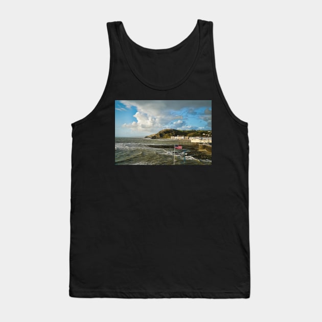 Seafront Promenade & Constitution Hill - Coastal Scenery - Aberystwyth Tank Top by Harmony-Mind